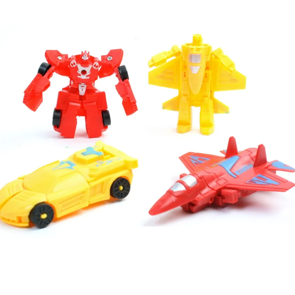 JEU FIGURINE ROBOT TRANSFORMABLE 8CM