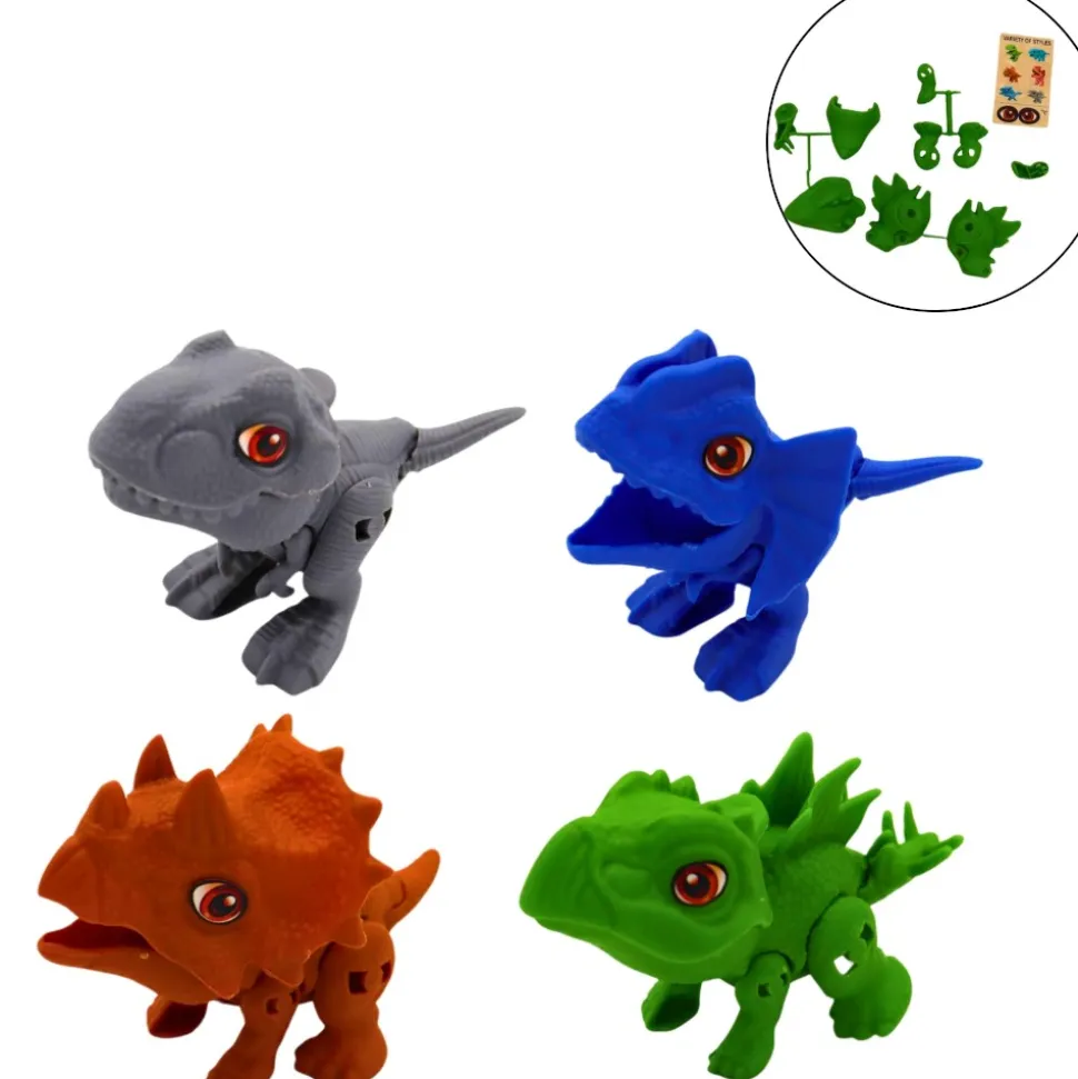 JOUET ANIMAL DINO PUZZLE 3D 10CM
