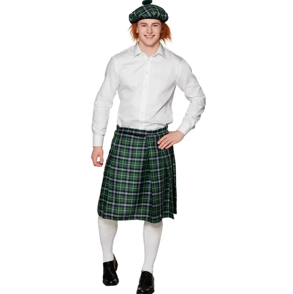 KILT ÉCOSSAIS VERT HOMME