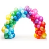 KIT ARCHE DE BALLONS ARRONDIE LESTÉE 3X2.5M BLANC