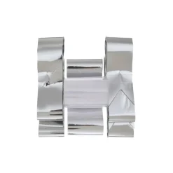 KIT DÉCO VOITURE MARIAGE 24.5X23.5X7CM ARGENT