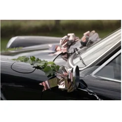 KIT DÉCO VOITURE MARIAGE 24.5X23.5X7CM ROSE GOLD