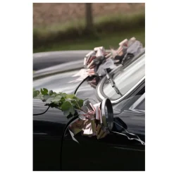 KIT DÉCO VOITURE MARIAGE 24.5X23.5X7CM ROSE GOLD