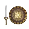 KIT DÉGUISEMENT BOUCLIER ÉPÉE WONDER WOMAN ADULTE
