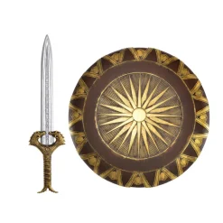 KIT DÉGUISEMENT BOUCLIER ÉPÉE WONDER WOMAN ADULTE