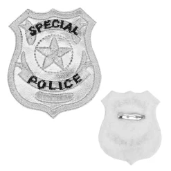 KIT DÉGUISEMENT POLICIER LUNETTES BADGE ÉPAULETTES