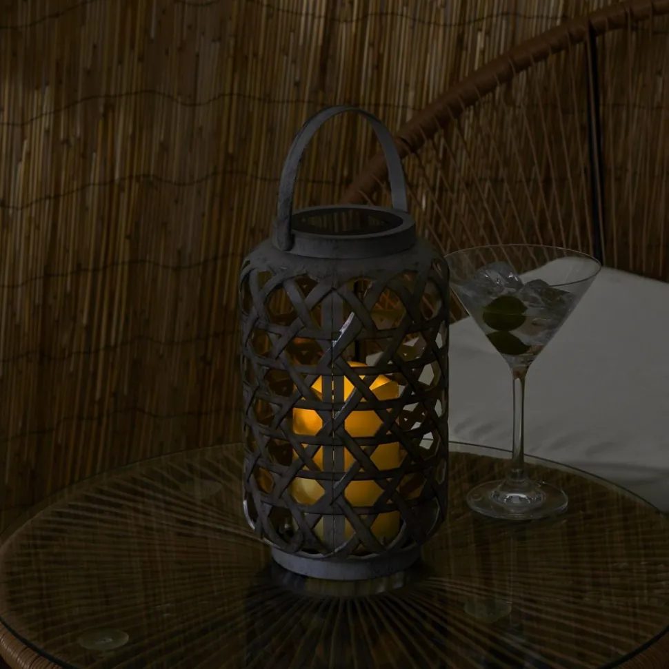 LAMPE EXTERIEUR SOLAIRE EFFET BOUGIE