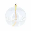 LAMPE À HUILE VERRE MÈCHE 10X10.5CM TRANSPARENT