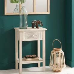 LANTERNE BOIS RATTAN D25XH35CM NATUREL