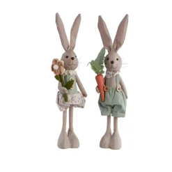 LAPIN VERT SAUGE CHARLIE 11X8X44CM