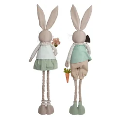 LAPIN VERT SAUGE CHARLIE 25X15X120CM