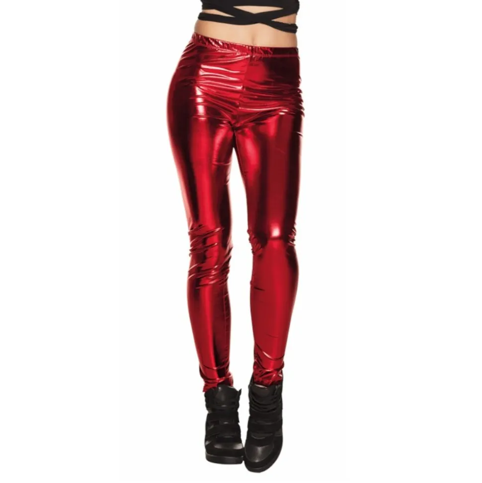 LEGGING DISCO ROUGE ADULTE