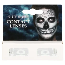LENTILLES MENSUELLES 14MM FLUO BLANC - 28