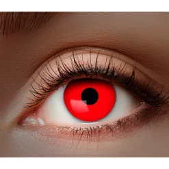 LENTILLES MENSUELLES 14MM FLUO ROUGE - 33