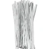 50 LIENS TWIST 7.5CM ARGENT
