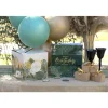 LIVRE D'OR ANNIVERSAIRE JUNGLE 40P 24CM VERT