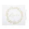 LIVRE D'OR CARTON JOLIS BRINS 68P 22X19CM OR