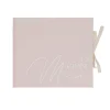 LIVRE D'OR CARTON UN GRAND MERCI 68P 22X19CM ROSE