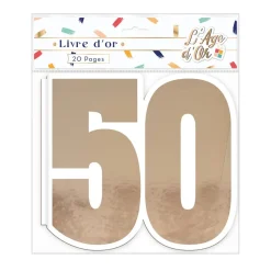 LIVRE D'OR FEMME 50 AINE
