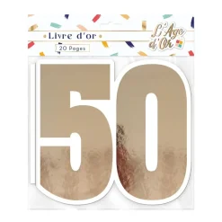 LIVRE D'OR FEMME 50 AINE