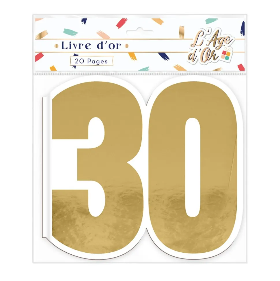 LIVRE D'OR HOMME 30 AINE