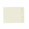 LIVRE D'OR TISSU EFFET LIN 68P 23.5X18CM BEIGE