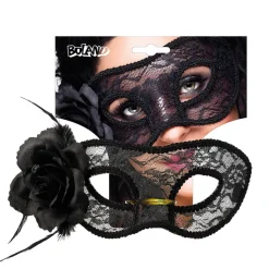 LOUP DENTELLE MYSTIQUE ROSE NOIR