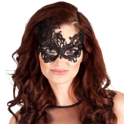 LOUP EN DENTELLE NOIR FEMME