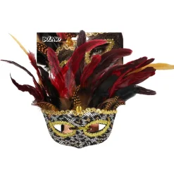 LOUP VAUDOU AVEC PLUMES