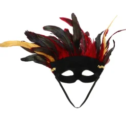 LOUP VAUDOU AVEC PLUMES
