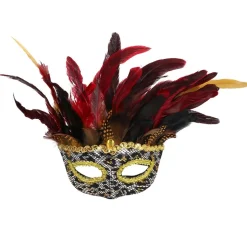 LOUP VAUDOU AVEC PLUMES