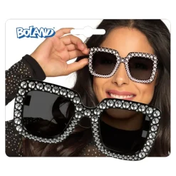 LUNETTES BLING BLING NOIRES