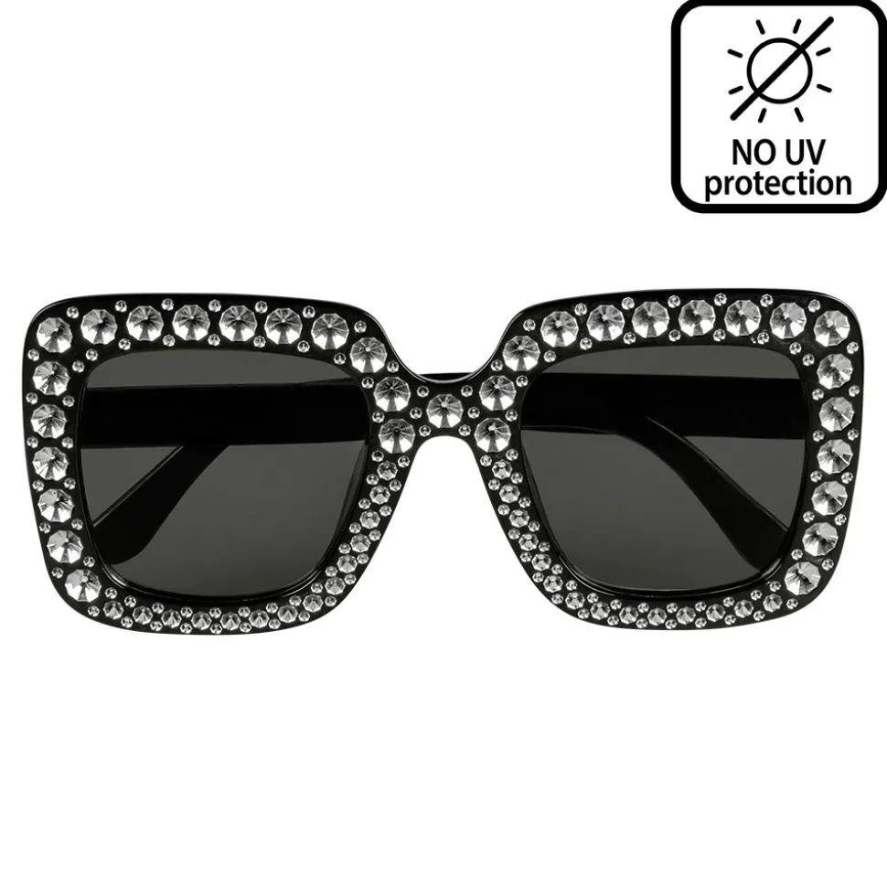 LUNETTES BLING BLING NOIRES