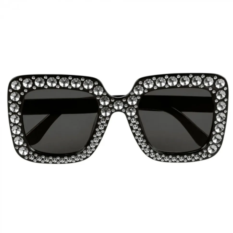 LUNETTES BLING BLING NOIRES