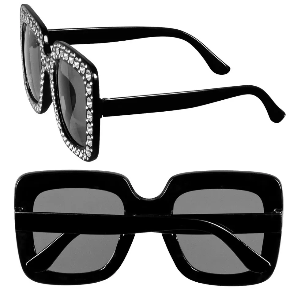 LUNETTES BLING BLING NOIRES