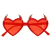 LUNETTES FESTIVES CURS CORNES DIABLE ROUGE ADULTE