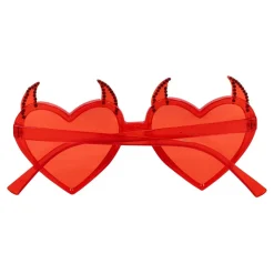 LUNETTES FESTIVES CURS CORNES DIABLE ROUGE ADULTE