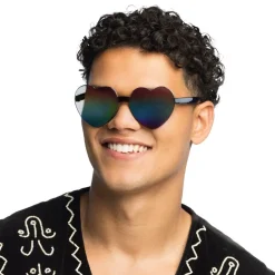 LUNETTES FESTIVES FESTIVAL CUR MIROIR NOIR ADULTE