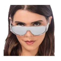 LUNETTES FESTIVES MONTURE INCOLORE MIROIR ADULTE