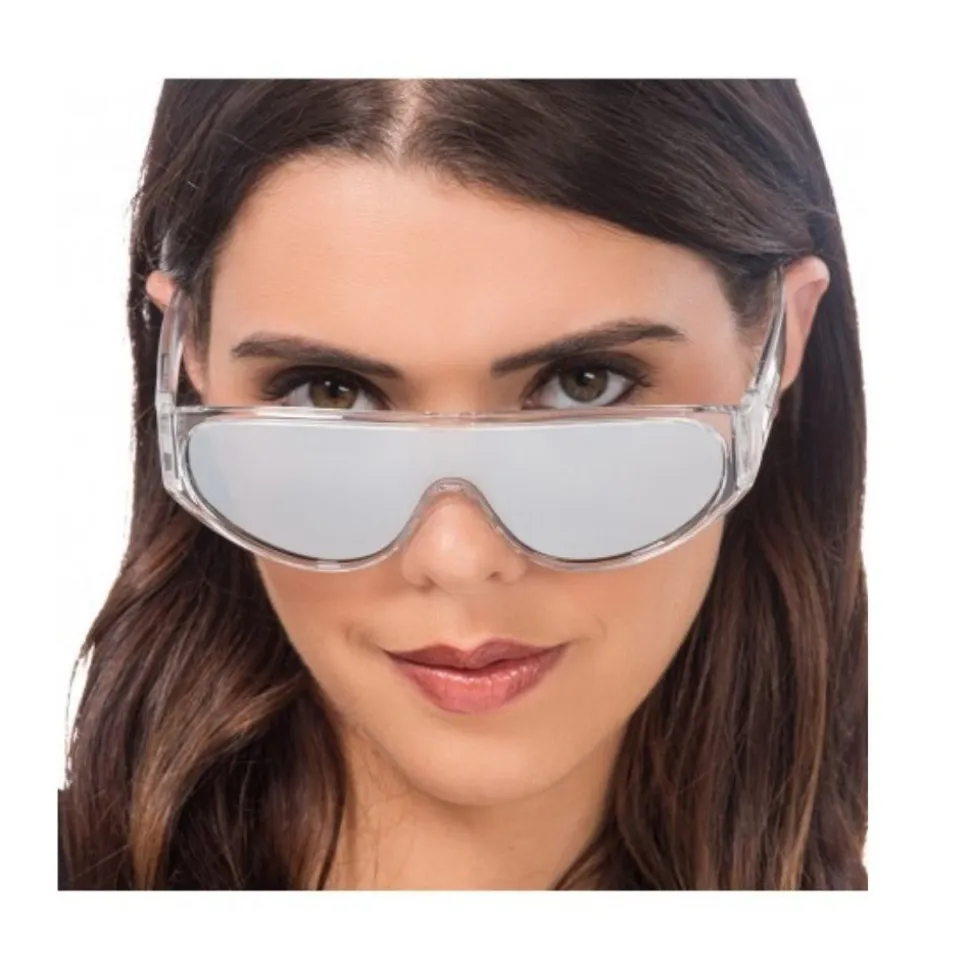 LUNETTES FESTIVES MONTURE INCOLORE MIROIR ADULTE