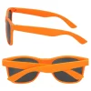 LUNETTES FESTIVES PC POP ORANGE FLUO UV ADULTE