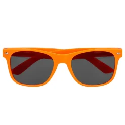 LUNETTES FESTIVES PC POP ORANGE FLUO UV ADULTE