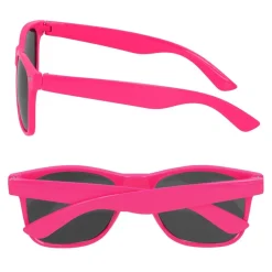 LUNETTES FESTIVES PC POP ROSE FLUO UV ADULTE