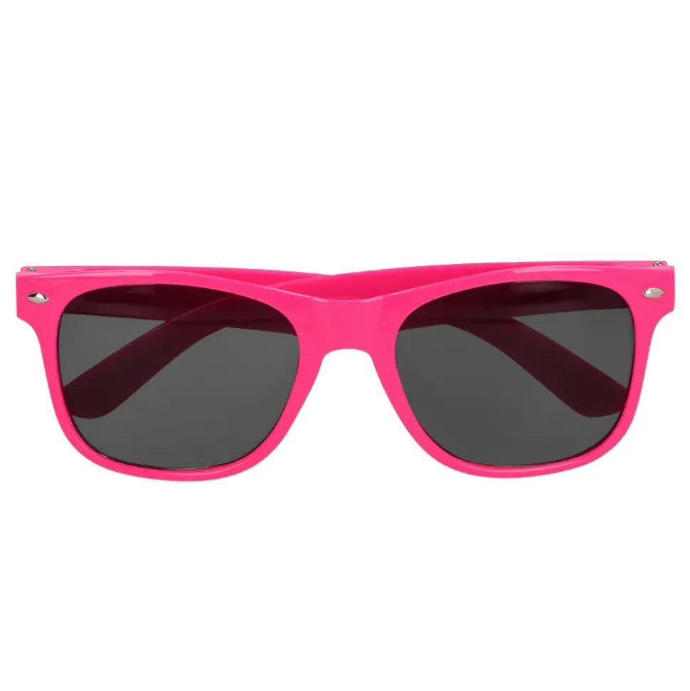 LUNETTES FESTIVES PC POP ROSE FLUO UV ADULTE