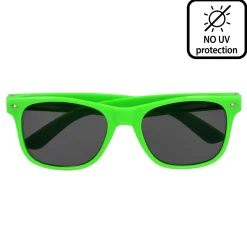 LUNETTES FESTIVES PC POP VERT FLUO UV ADULTE