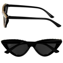 LUNETTES FESTIVES ROCK STRASS IL DE CHAT ADULTE
