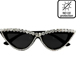 LUNETTES FESTIVES ROCK STRASS IL DE CHAT ADULTE
