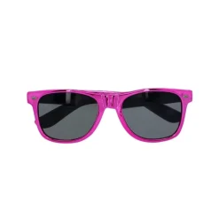 LUNETTES FESTIVES SOLEIL ROSE MÉTAL ADULTE