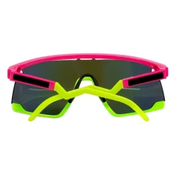 LUNETTES FESTIVES SPORT FUTURISTE FLUO UV ADULTE
