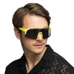 LUNETTES FESTIVES ZOUK JAUNE FLUO UV ADULTE